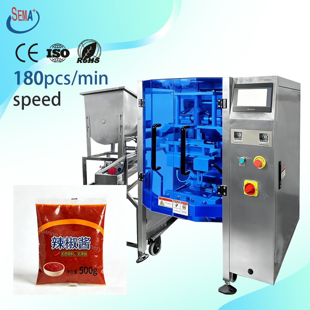 Liquid Sauces Pastes Vertical Large Weight Bag Automatic Food Sachet Packing Machine