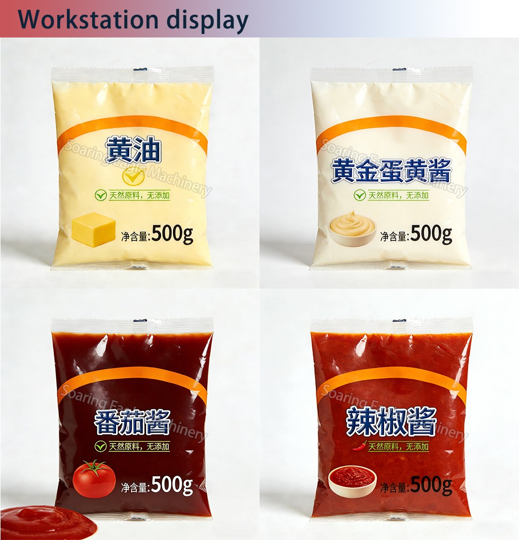 Liquid Sauces Pastes Vertical Large Weight Bag Automatic Food Sachet Packing Machine