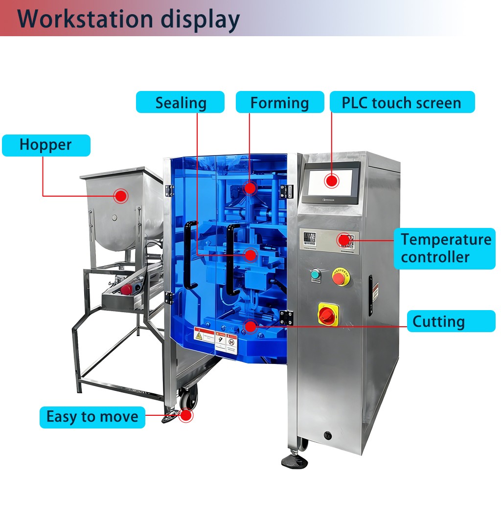 Maker Price Bag Filling Liquid Sauce Making Full Automatic 500G 1000G Customized Plastic Food Sachet Packing Machine