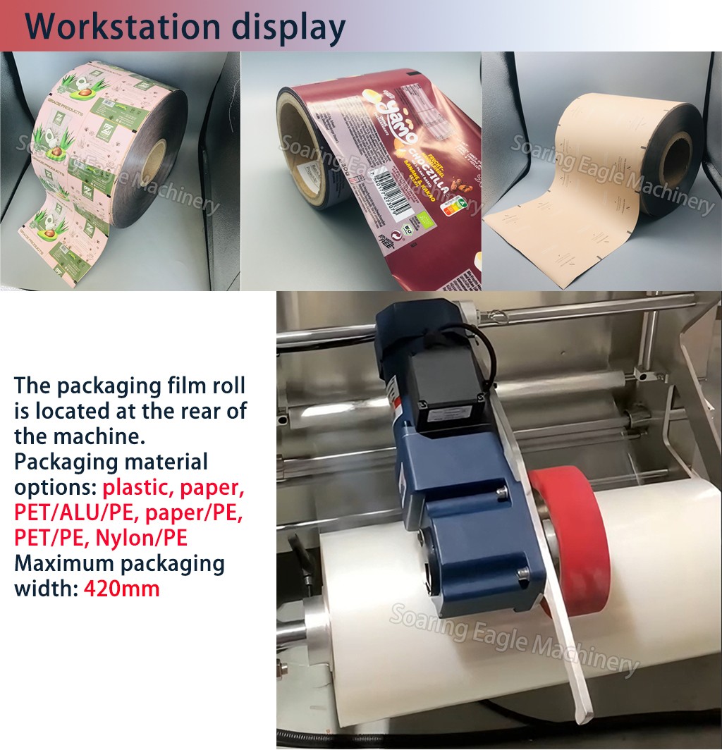 Pack Equipment Bags Seal Small Pouch 4 Side Seal Filling Automatic Protein Powder Coffee Powder Sachet Packing Machine