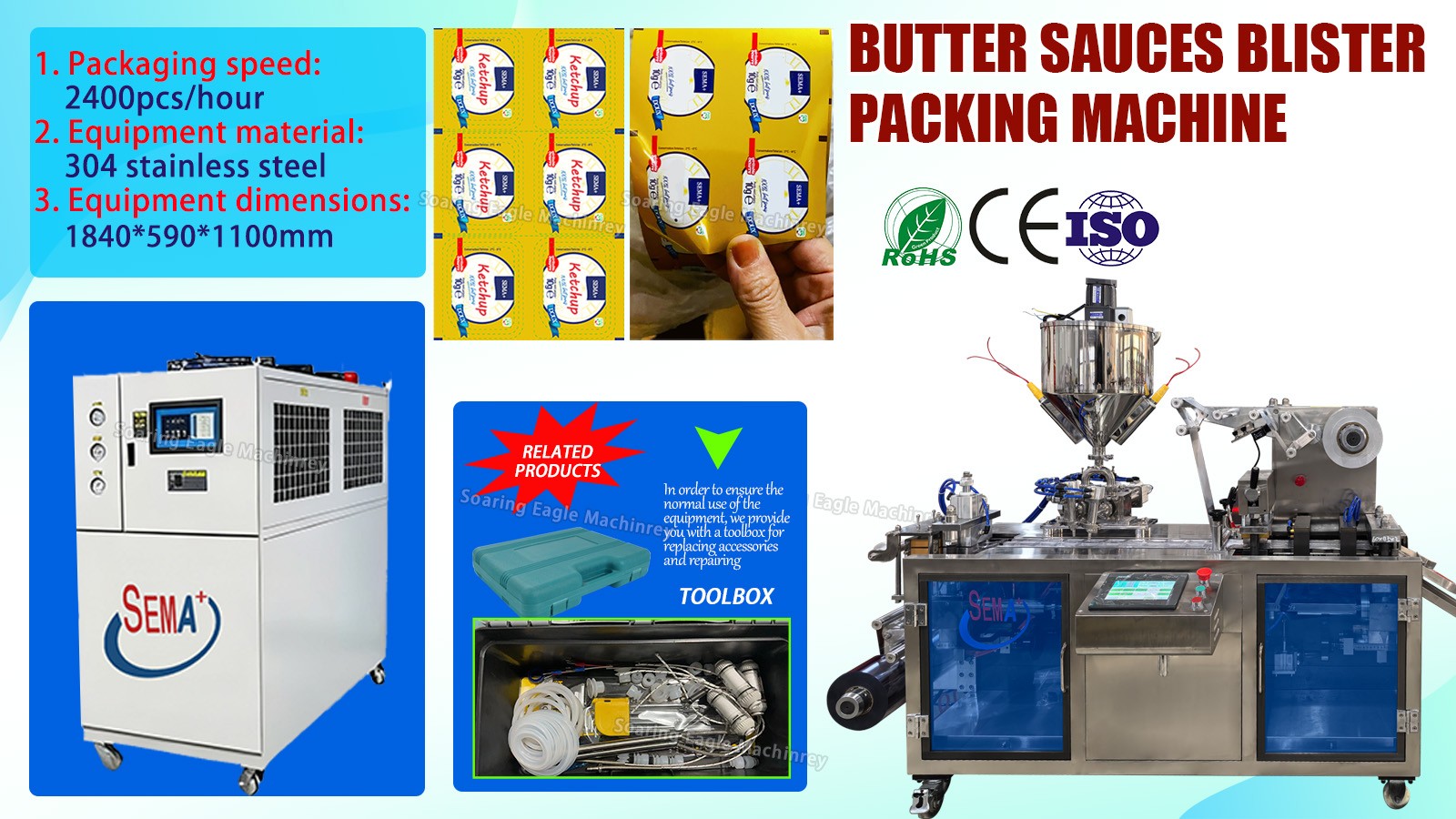 Successful Delivery: DPP-80 Blister Machine to Jordan for Sauce Packaging#