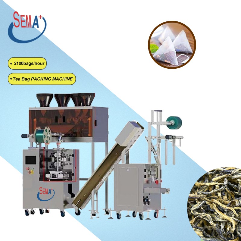 3-Side-Seal Upgraded Inner and Outer Filter Paper Tea Bag Packing Machine