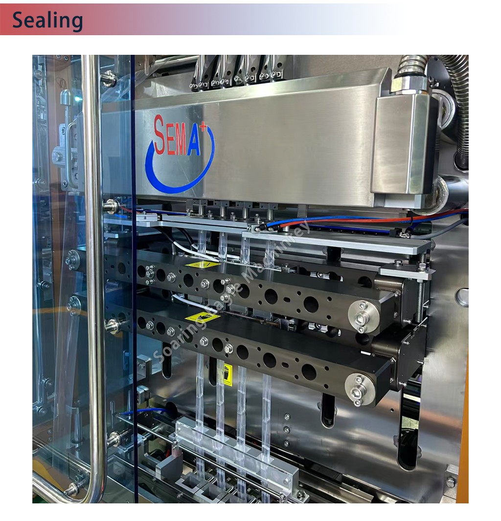 Automatic Multi-Lane Liquid Sachet Packing Machine for Syrup Honey Sauce Oil Juice Stick Pack Packaging