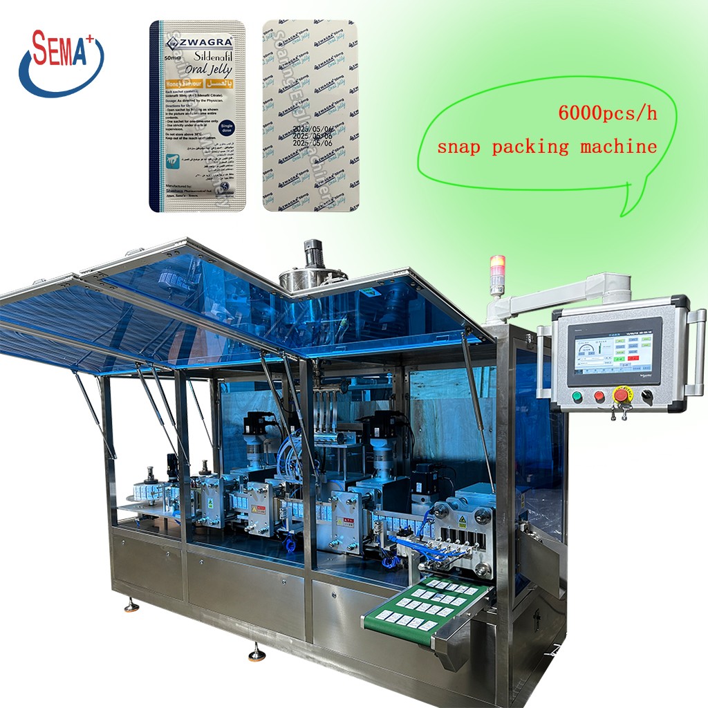 High Speed Automatic Honey Snap Packing Machine for Honey Oral Jelly Syrup and Liquid Products