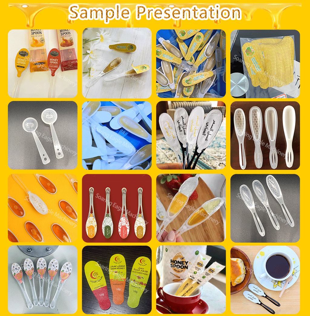 High Speed Single Head Honey Spoon Packing Machine for Manuka Honey Spoon Packaging