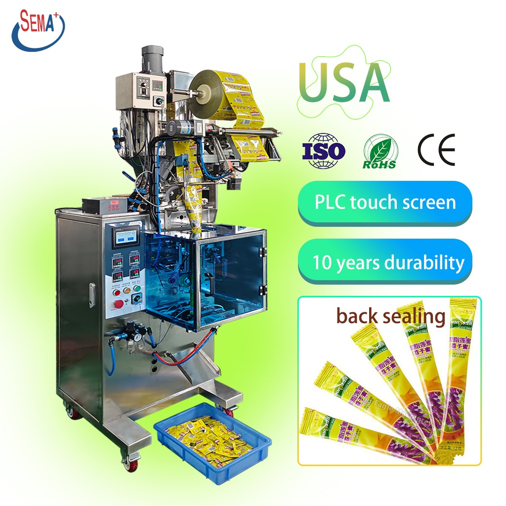 High Precision Automatic 5g 10g 15g Small Fragrant Bag Honey Stick Filling and Packaging Machine