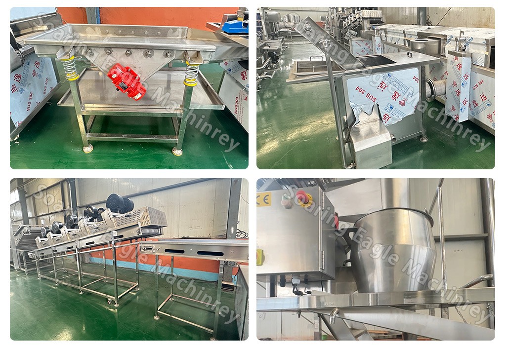 Automatic Potato Chip Frying Production Line Packing Machine Complete Potato Chips Processing Line
