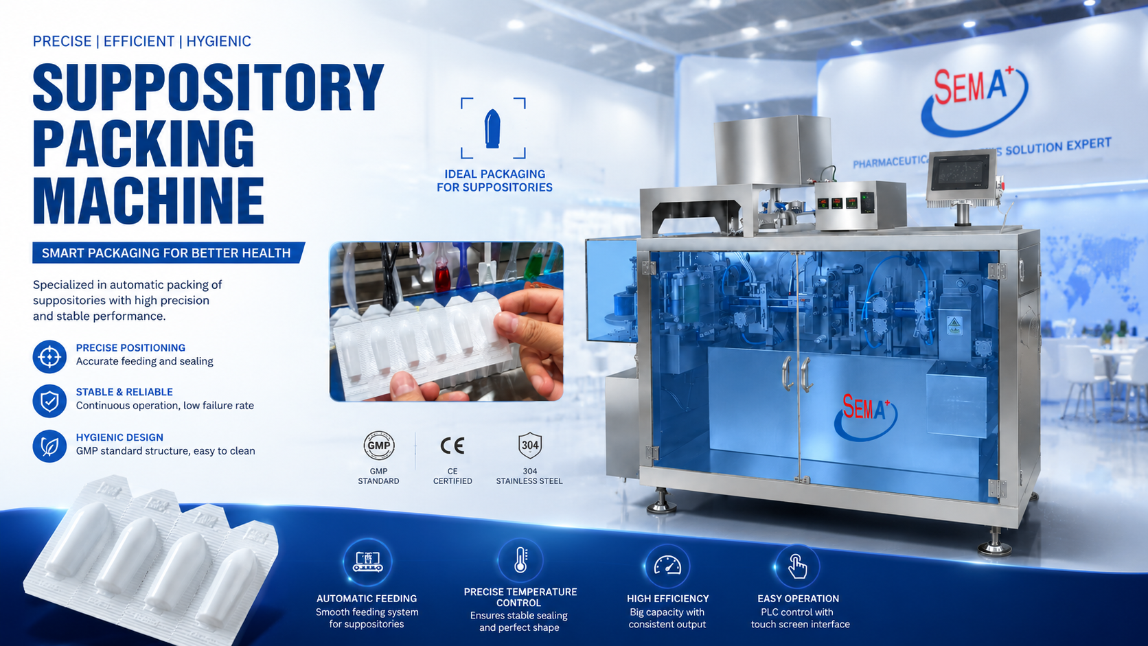 Working Explanation of Automatic Suppository Packaging Machine