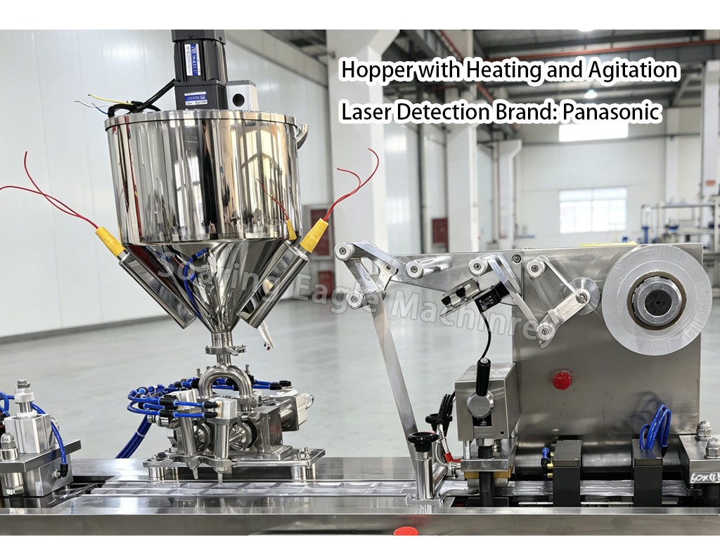 Automatic Food Blister Packing Machine for Honey Butter Jam Blister Packaging Production Line Automatic Food Blister Packing Machine for Honey Butter Jam Blister Packaging Production Line