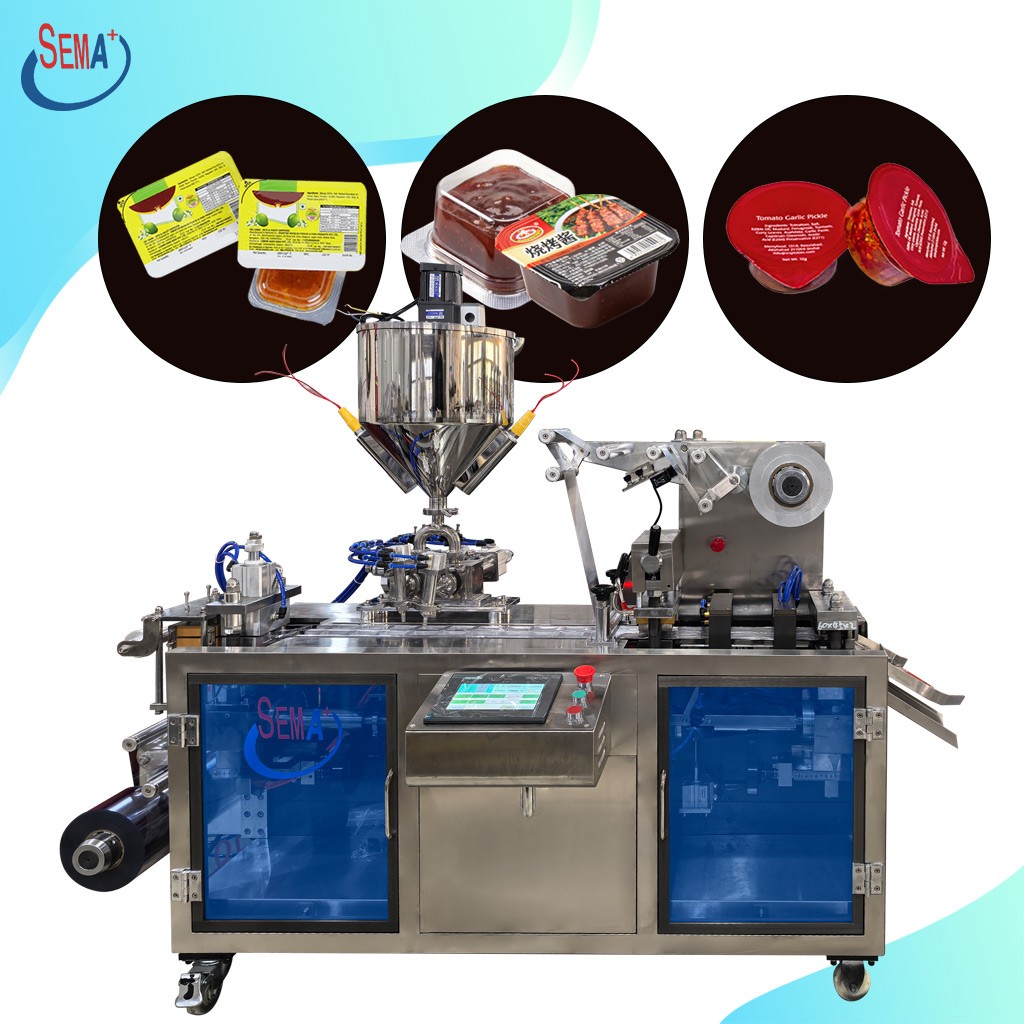 Automatic Food Blister Packing Machine for Honey Butter Jam Blister Packaging Production Line Automatic Food Blister Packing Machine for Honey Butter Jam Blister Packaging Production Line