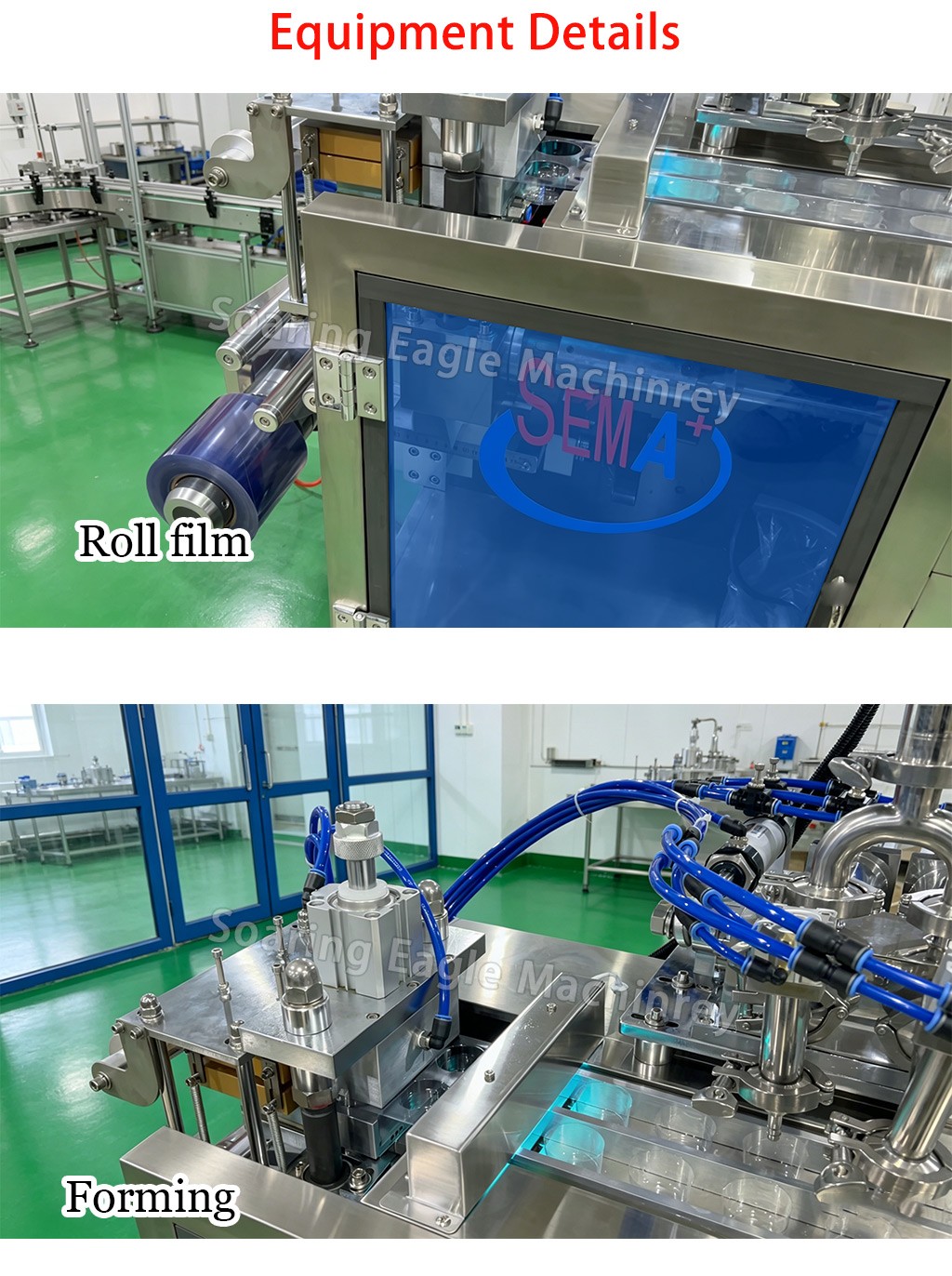 Automatic Thermoforming Food Blister Packing Machine for Honey Butter and Sauce Packaging Automatic Thermoforming Food Blister Packing Machine for Honey Butter and Sauce Packaging
