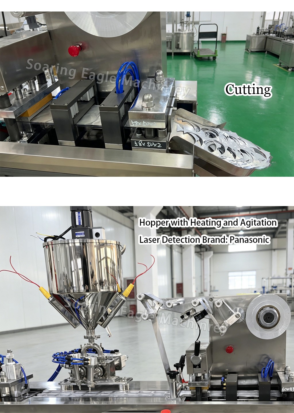 Automatic Thermoforming Food Blister Packing Machine for Honey Butter and Sauce Packaging Automatic Thermoforming Food Blister Packing Machine for Honey Butter and Sauce Packaging
