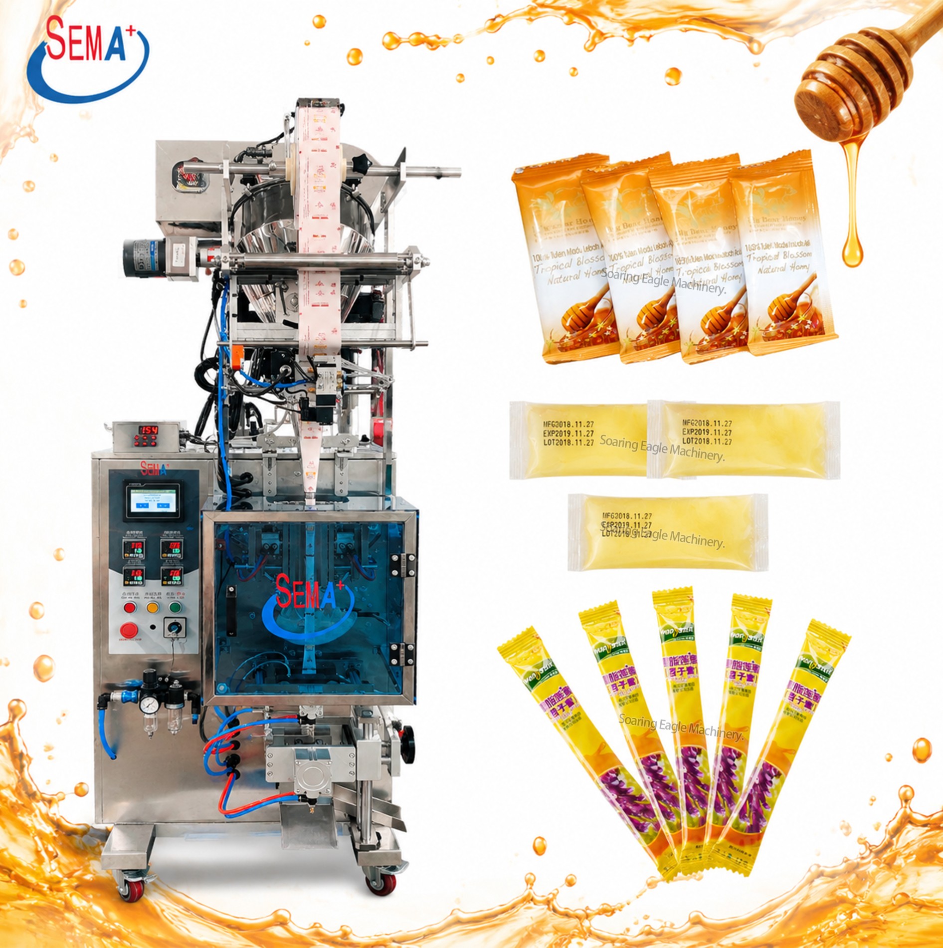 Automatic Honey Packaging Machines | Honey Sachet, Stick, Blister, Cup Filling & Bottling Line Solutions