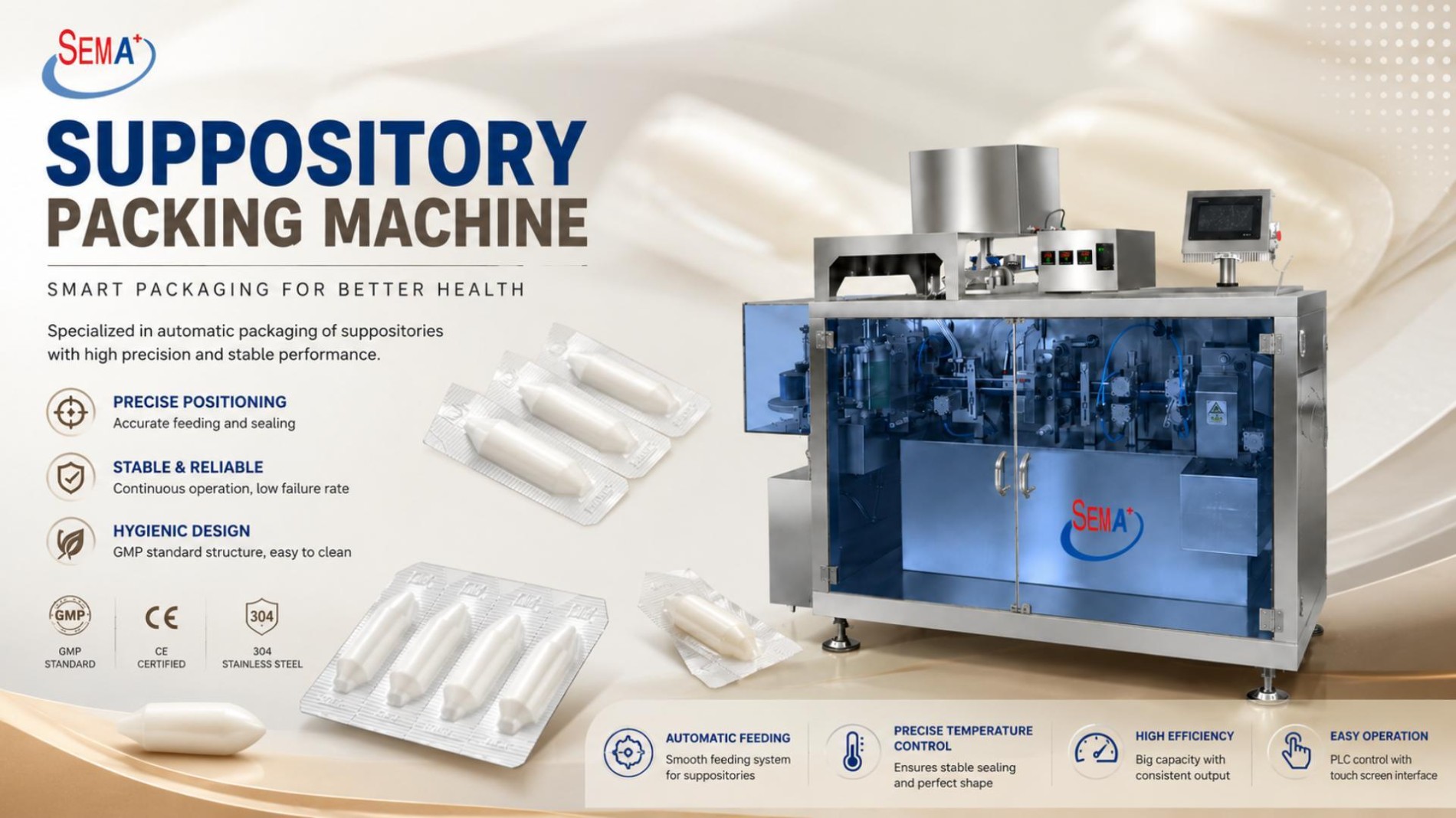 N2 Suppository Packing Machine