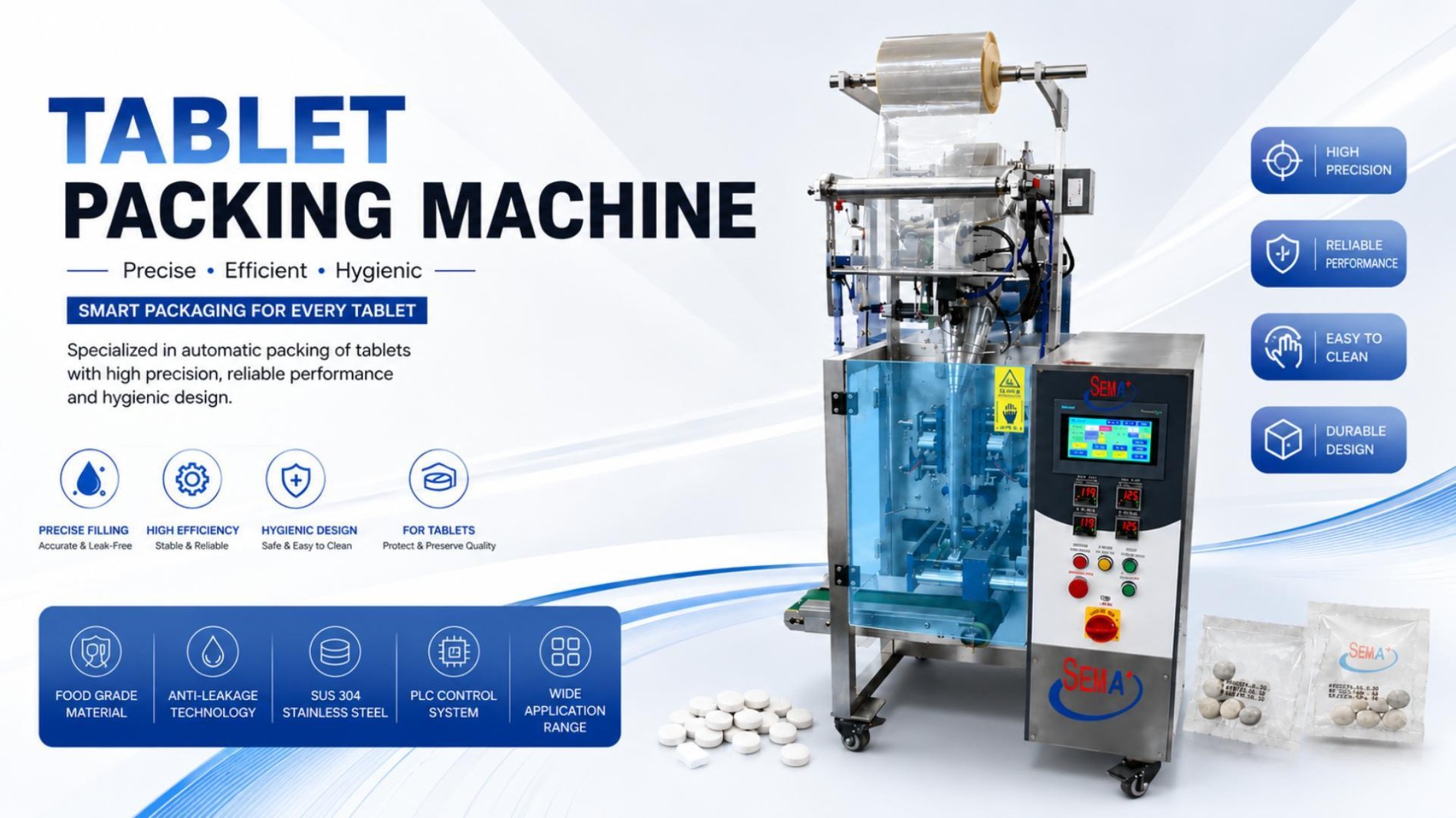 Small Sachet Tablet Packing Machine