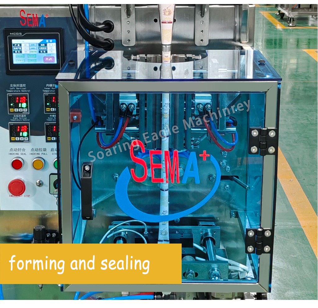 Automatic Honey Sachet Packing Machine VFFS Stick Pack Liquid Packaging Machine Automatic Honey Sachet Packing Machine VFFS Stick Pack Liquid Packaging Machine