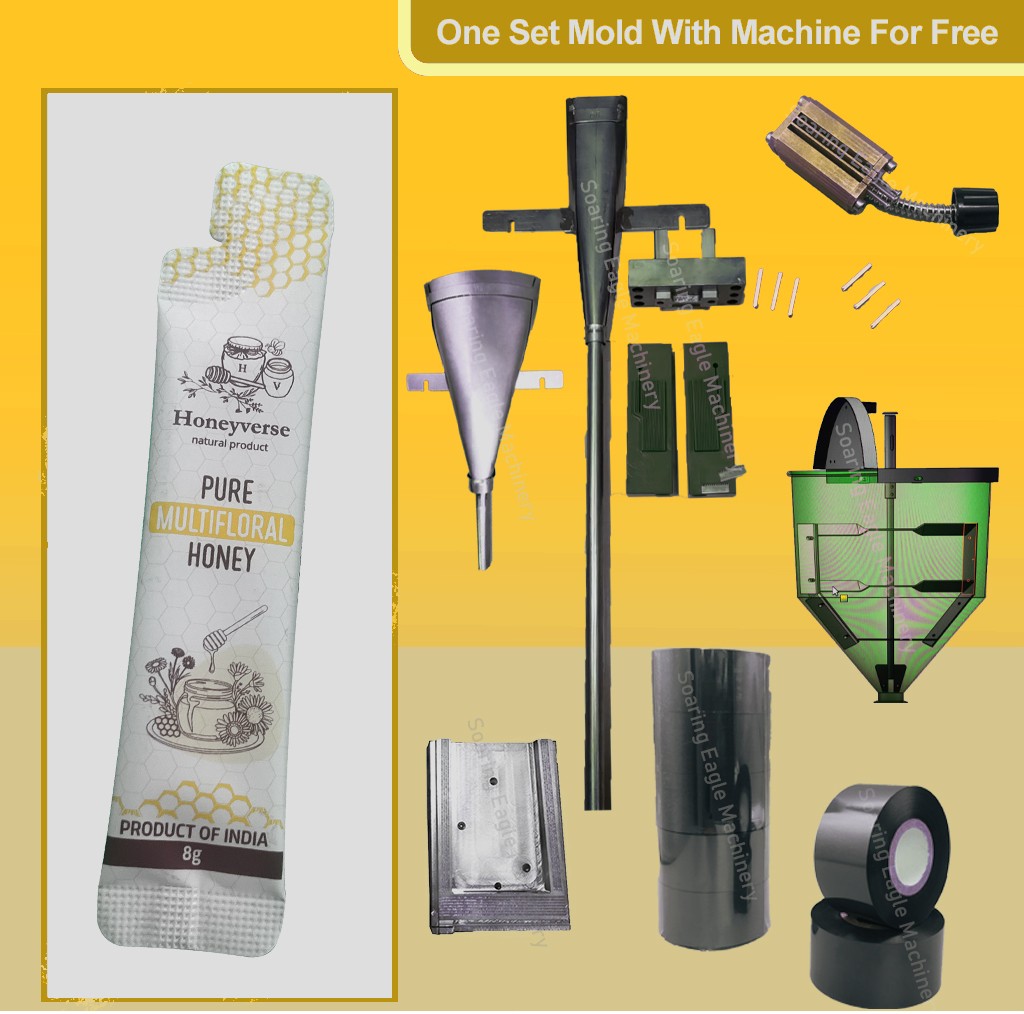 Automatic Honey Sachet Packing Machine VFFS Stick Pack Liquid Packaging Machine Automatic Honey Sachet Packing Machine VFFS Stick Pack Liquid Packaging Machine