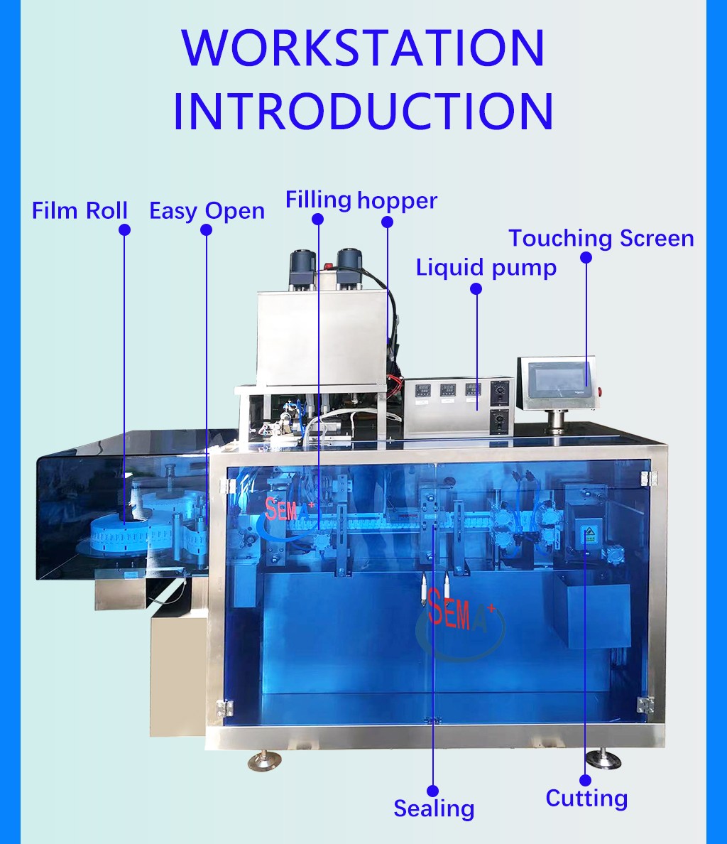 High Speed Pharmaceutical Suppository Packing Machine with Automatic Filling System