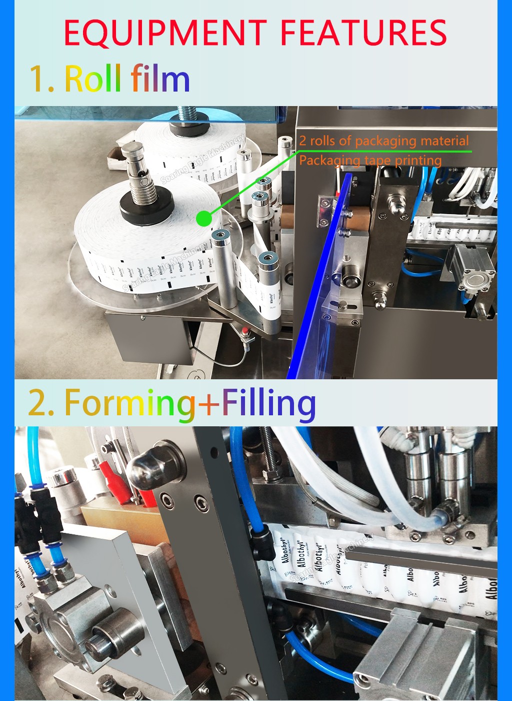 High Speed Pharmaceutical Suppository Packing Machine with Automatic Filling System