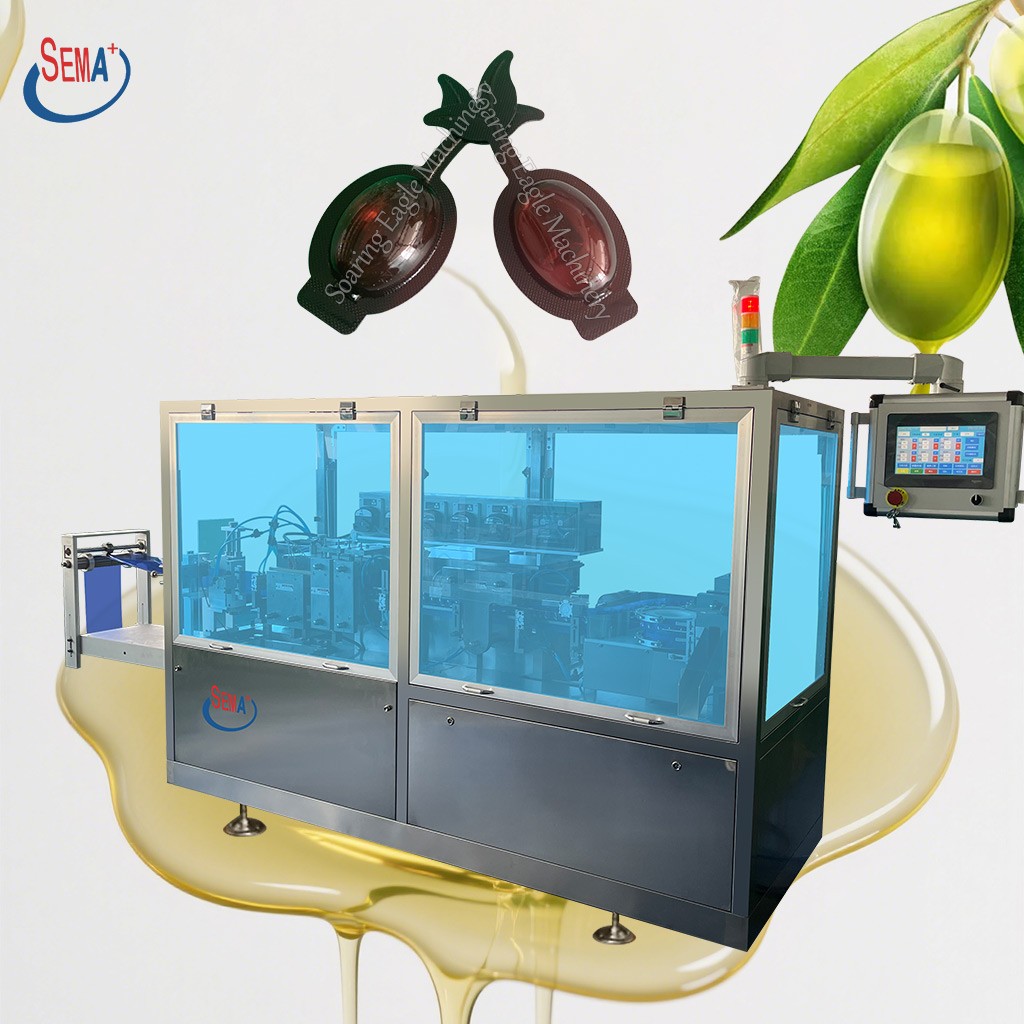 Automatic Olive Oil Packing Machine | Plastic Ampoule Packing Machine for Olive Oil, Sauce & Liquid Packaging