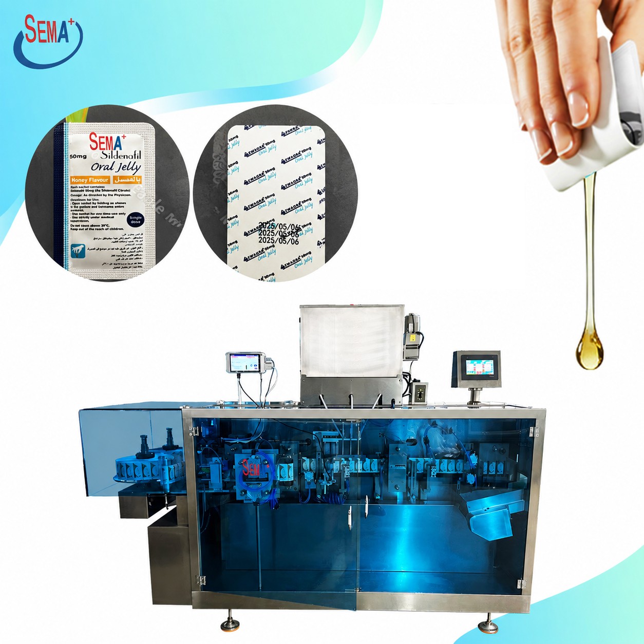 High-Speed Olive Oil Packing Machine | Snap Packing Machine for Single-Dose Olive Oil & Liquid Packaging