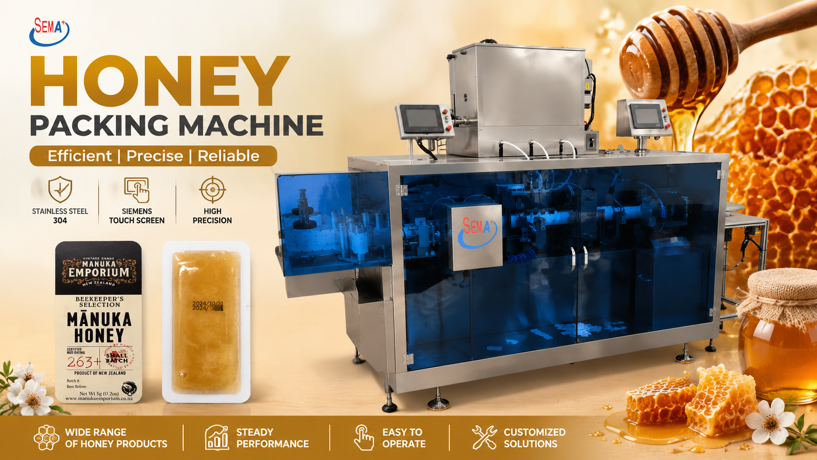 Honey Snap Packing Machine: A Modern Solution for Premium Honey Packaging