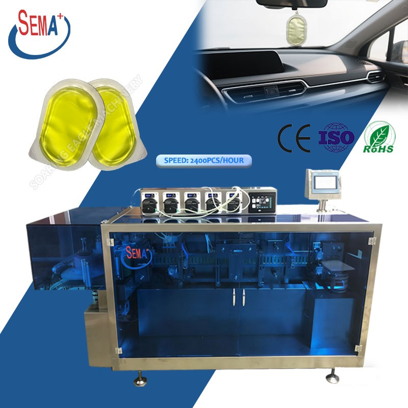 Fully Automatic Plastic Perfume Packing Machine for Car Perfume and Air Freshener Packaging