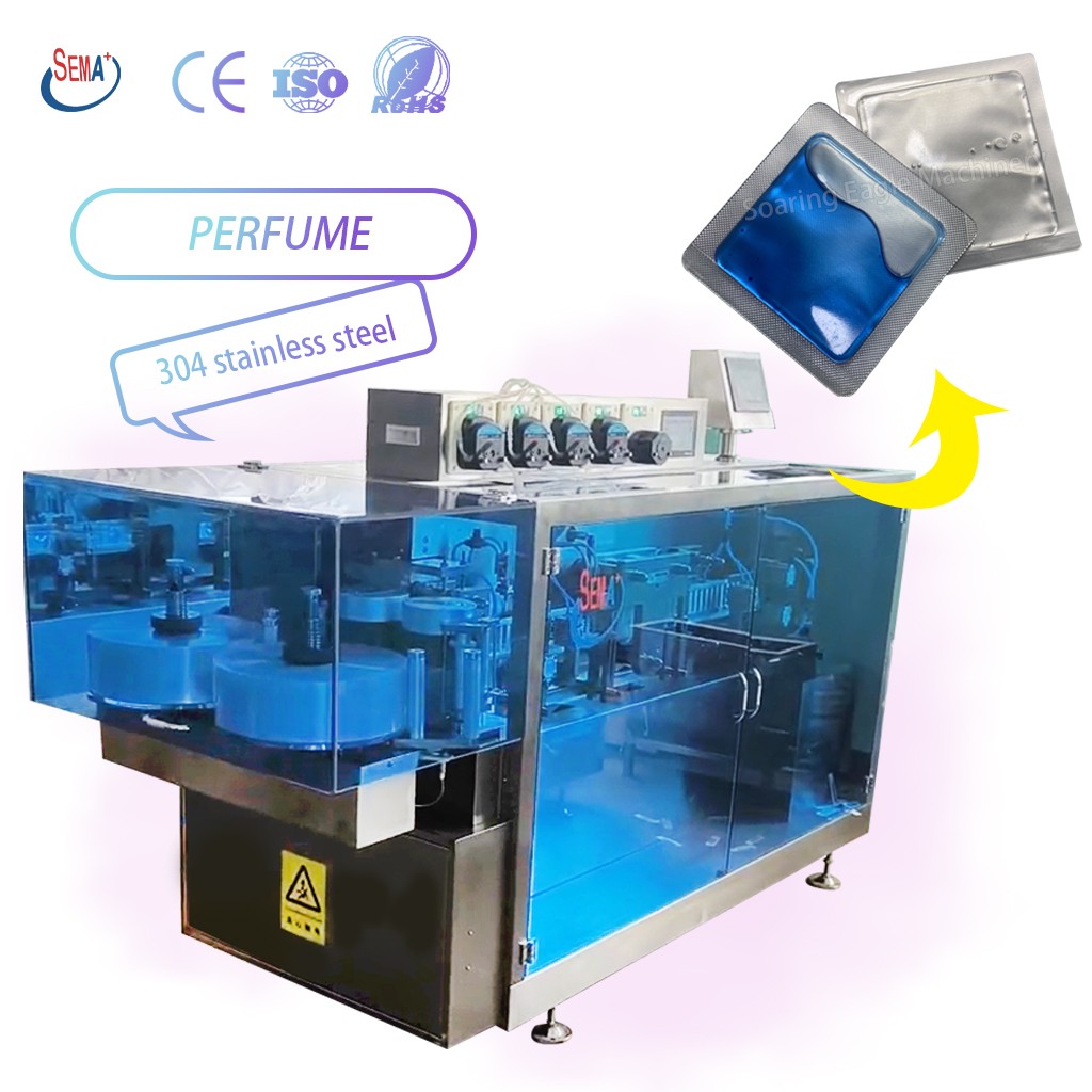Custom Automatic Plastic Perfume Filling Machine and Packing Machine for Car Air Freshener