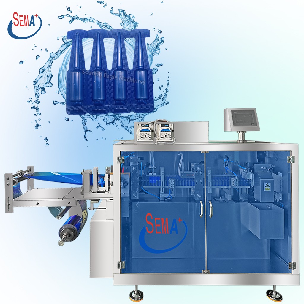 Automatic Oral Liquid Plastic Ampoule Filling and Sealing Machine with Siemens PLC
