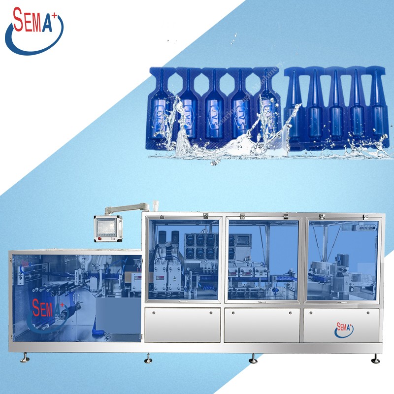 Automatic Oral Liquid Plastic Ampoule Packaging Machine with Siemens PLC