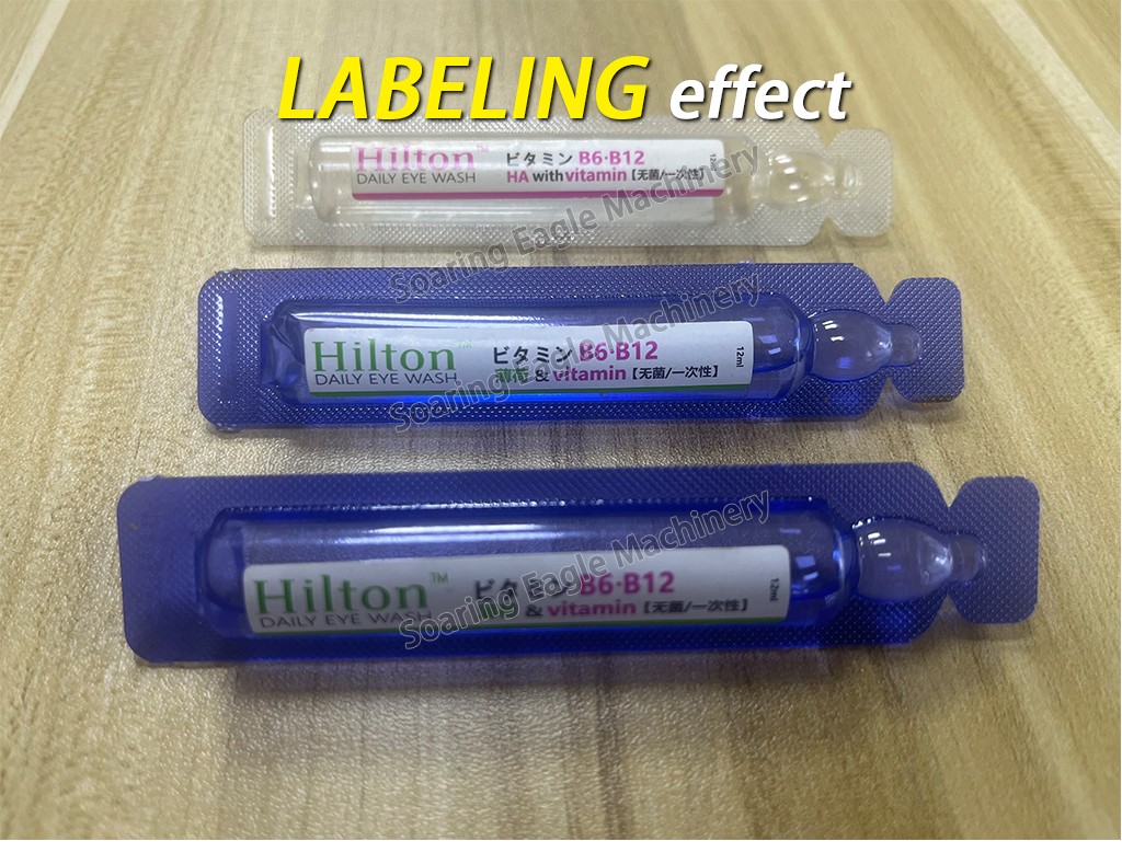 High-Speed Plastic Ampoule Filling, Sealing and Labeling Machine High-Speed Plastic Ampoule Filling, Sealing and Labeling Machine