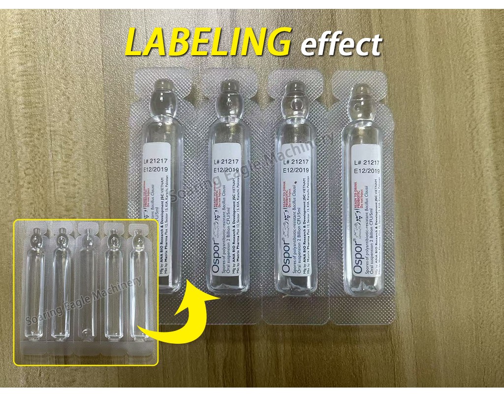 High-Speed Plastic Ampoule Filling, Sealing and Labeling Machine High-Speed Plastic Ampoule Filling, Sealing and Labeling Machine