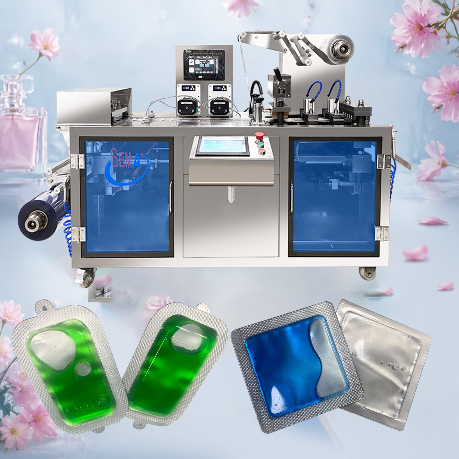 Automatic Car Perfume & Air Freshener Blister Packing Machine for Liquid Gel Filling