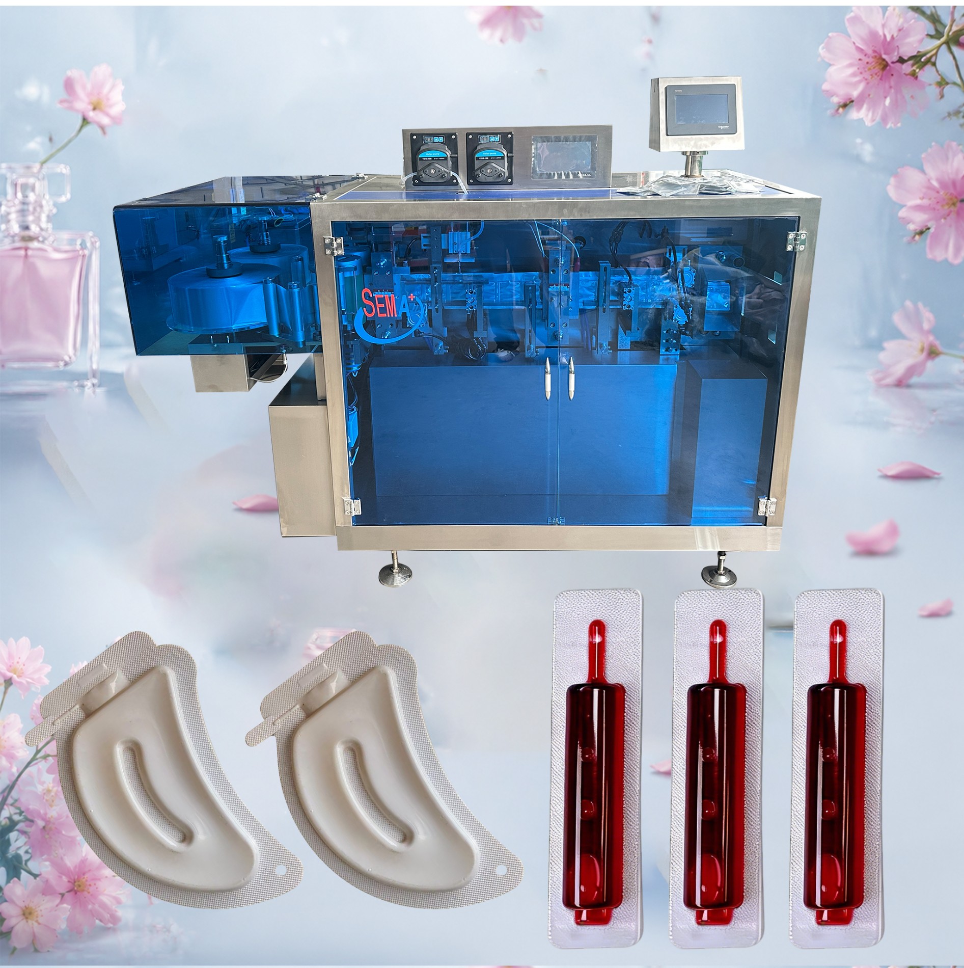 Automatic Car Perfume & Air Freshener Blister Packing Machine for Liquid Gel Filling