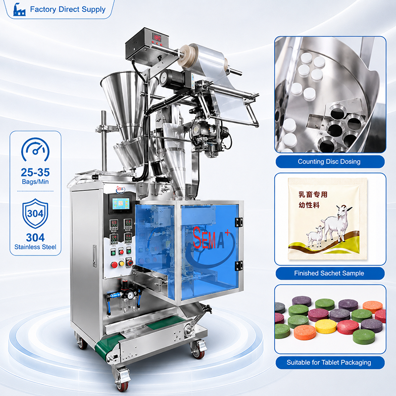 Automatic Pharmaceutical Sachet System with Smart Control Technology | Tablet Sachet Packing Machine