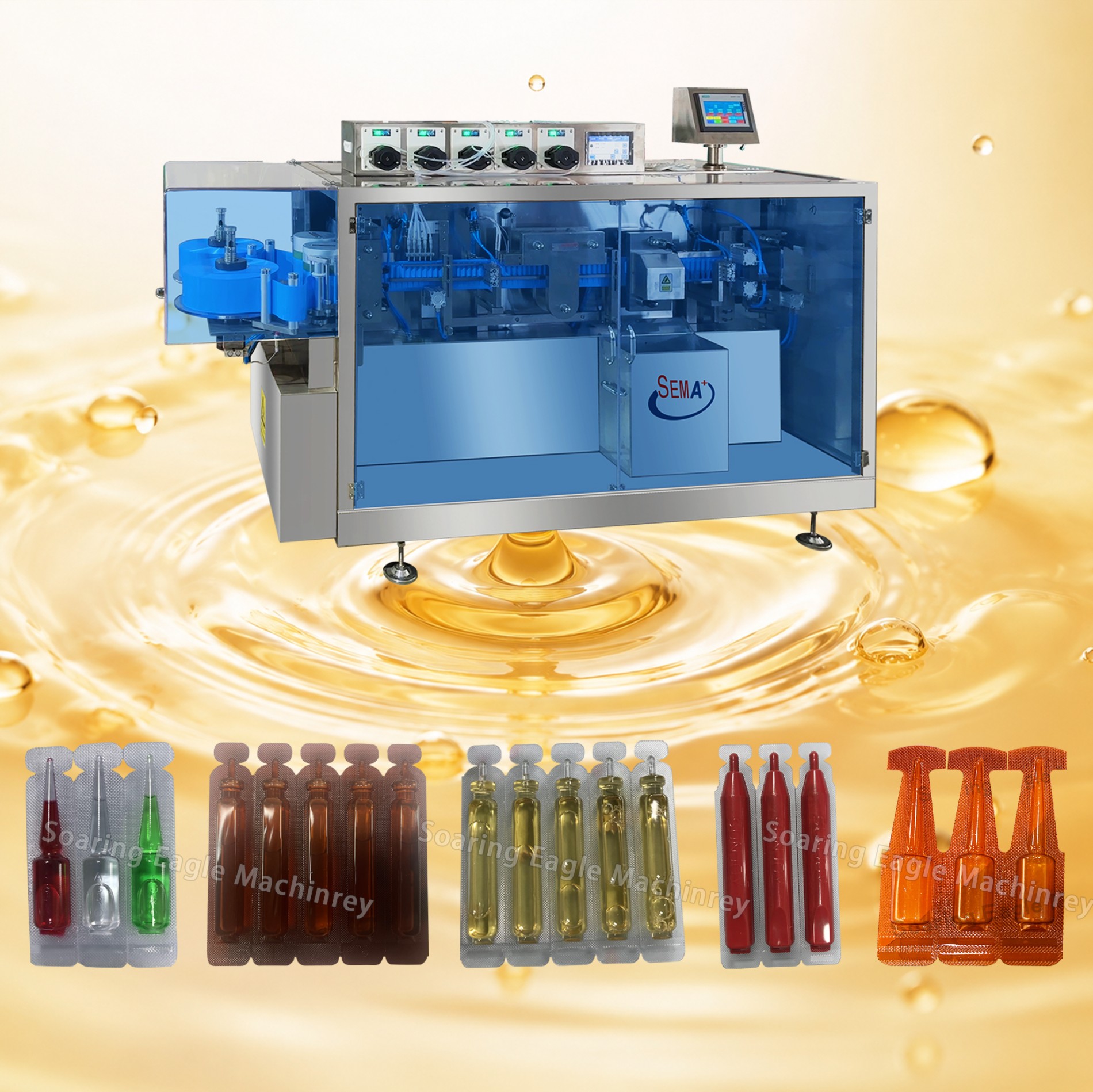 Automatic Plastic Ampoule Oral Liquid Filling and Sealing Machine for Pharmaceutical Production | Oral Liquid Packing Machine Automatic Plastic Ampoule Oral Liquid Filling and Sealing Machine for Pharmaceutical Production | Oral Liquid Packing Machine