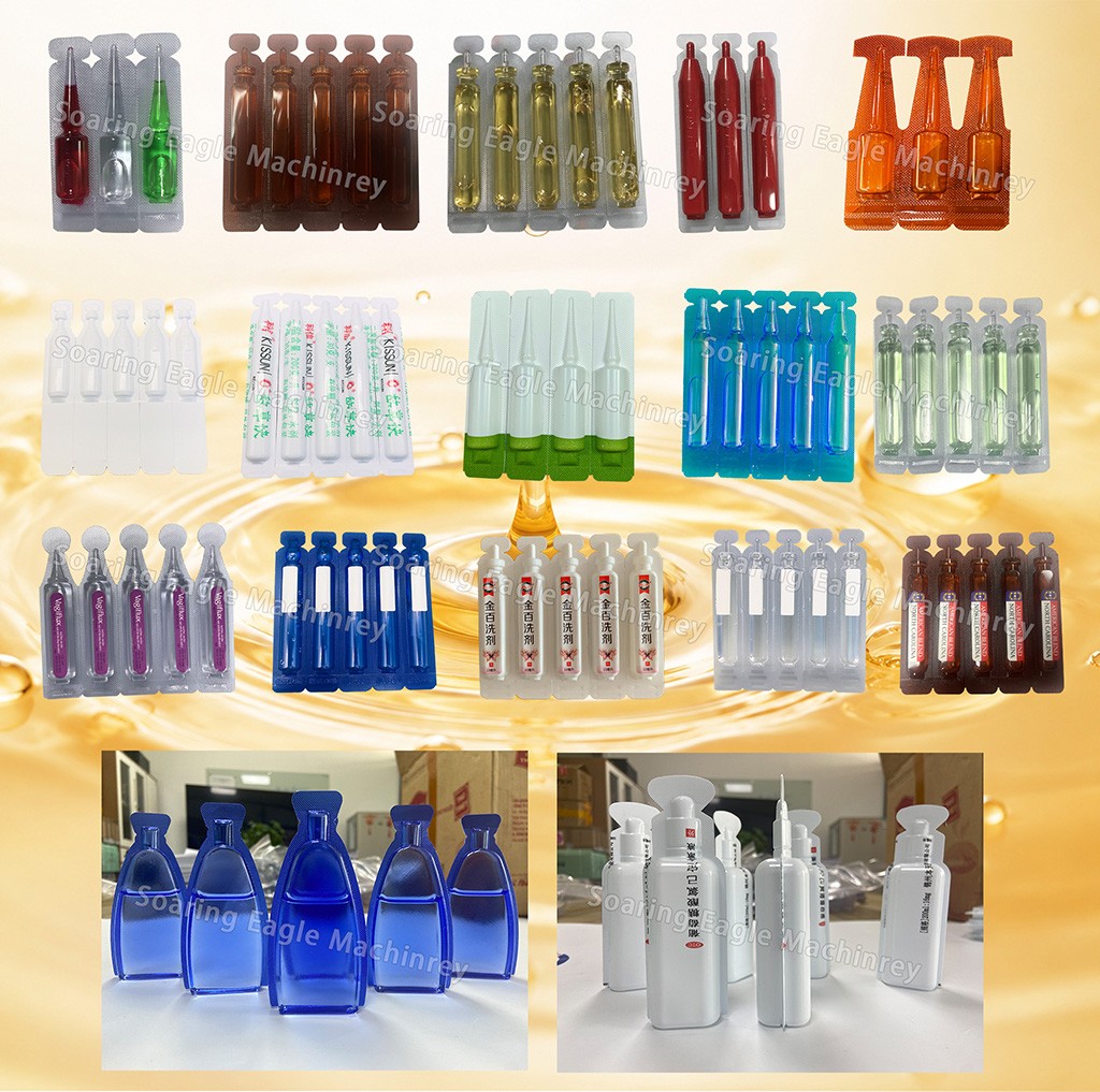 Automatic Plastic Ampoule Oral Liquid Filling and Sealing Machine for Pharmaceutical Production | Oral Liquid Packing Machine