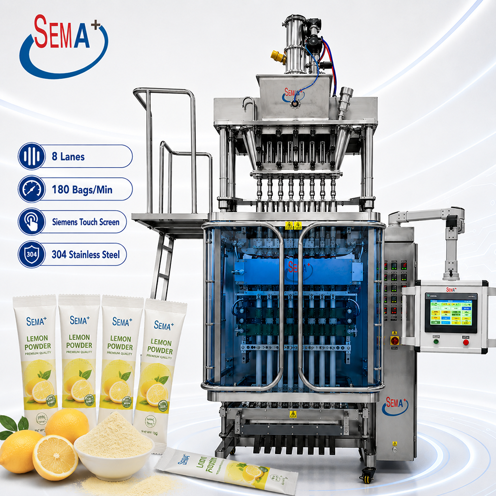Advanced Automatic Powder Sachet Packing Machine With Multi Lane System For High Output Packaging Factory