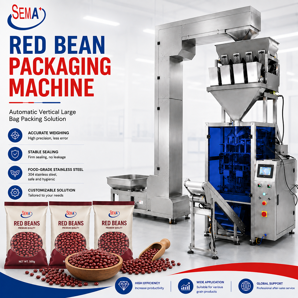 Industrial Granule Pouch Bag Packing Machine Automatic Vertical Packaging Machine for Food Factory Industrial Granule Pouch Bag Packing Machine Automatic Vertical Packaging Machine for Food Factory