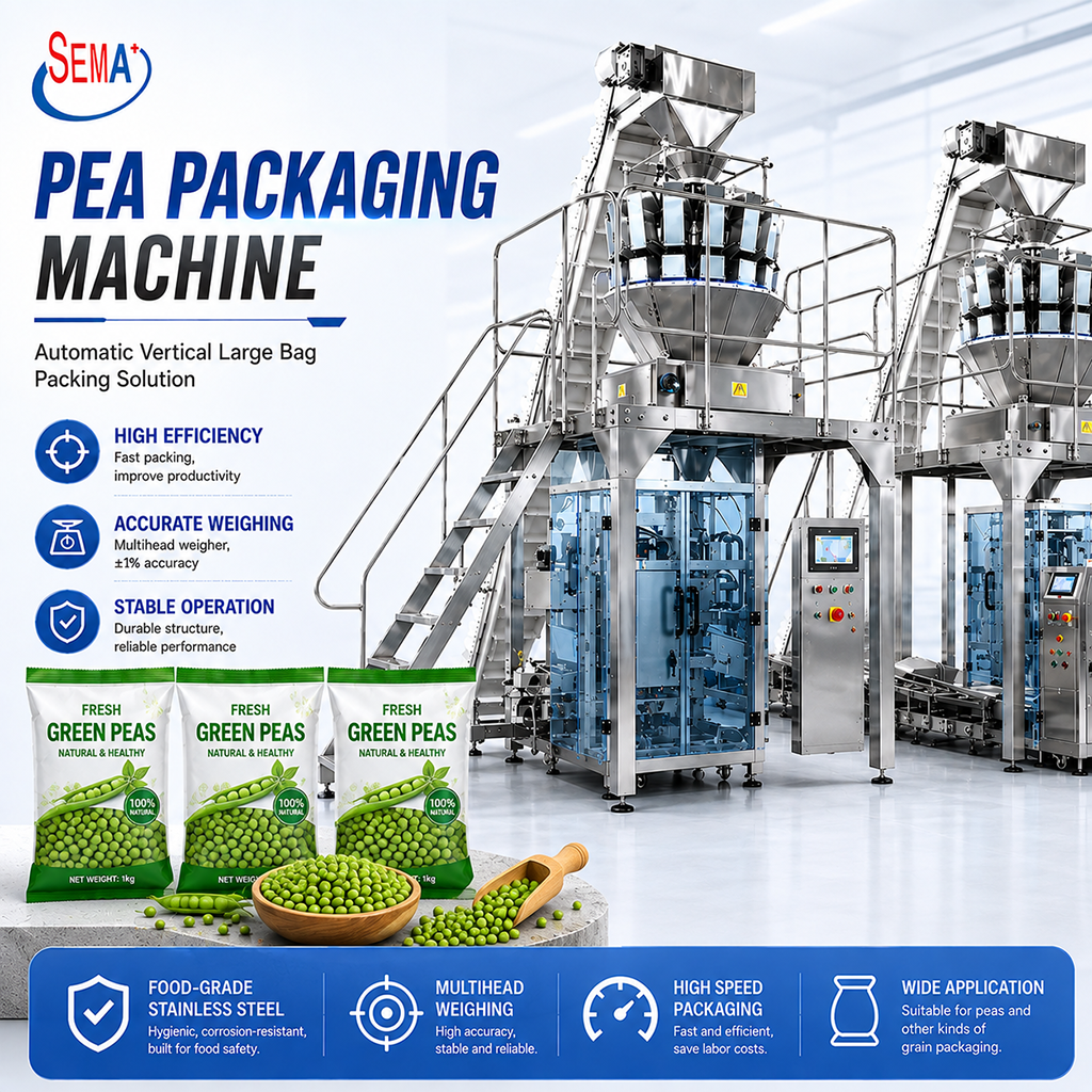 High Speed VFFS Packing Machine Automatic Pouch Bag Packing Machine for Bean Sprouts Grain and Food Products High Speed VFFS Packing Machine Automatic Pouch Bag Packing Machine for Bean Sprouts Grain and Food Products