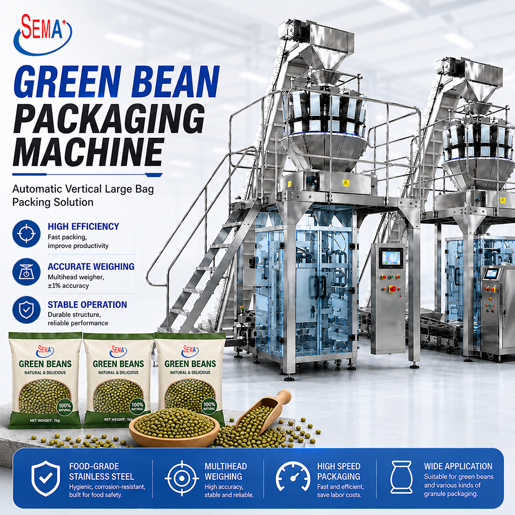 Food Grade Stainless Steel Pouch Bag Packing Machine Automatic VFFS Packaging Machine for Vegetables