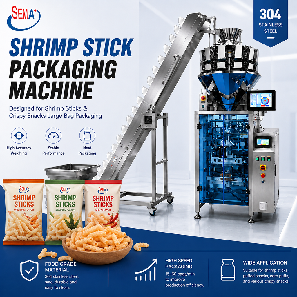 High Speed Food Pouch Bag Packing Machine Automatic Vertical Packaging Machine for Snacks