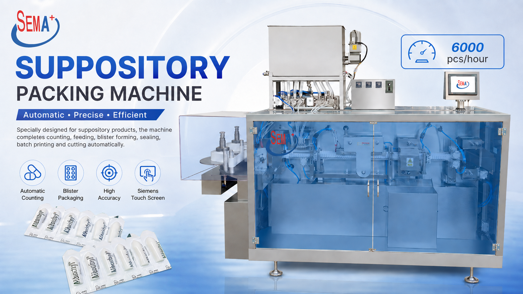 How Does a Suppository Packing Machine Improve Pharmaceutical Packaging Accuracy and Efficiency?