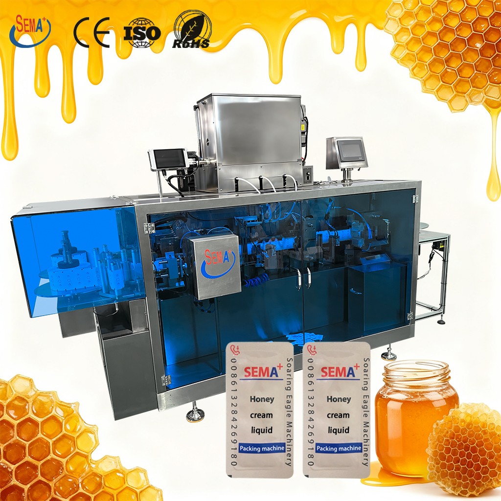 Automatic High Speed V Shape Squeeze Card Type Coffee Liquid Jam Honey Easy Snap Sachet Packing Machine Automatic High Speed V Shape Squeeze Card Type Coffee Liquid Jam Honey Easy Snap Sachet Packing Machine