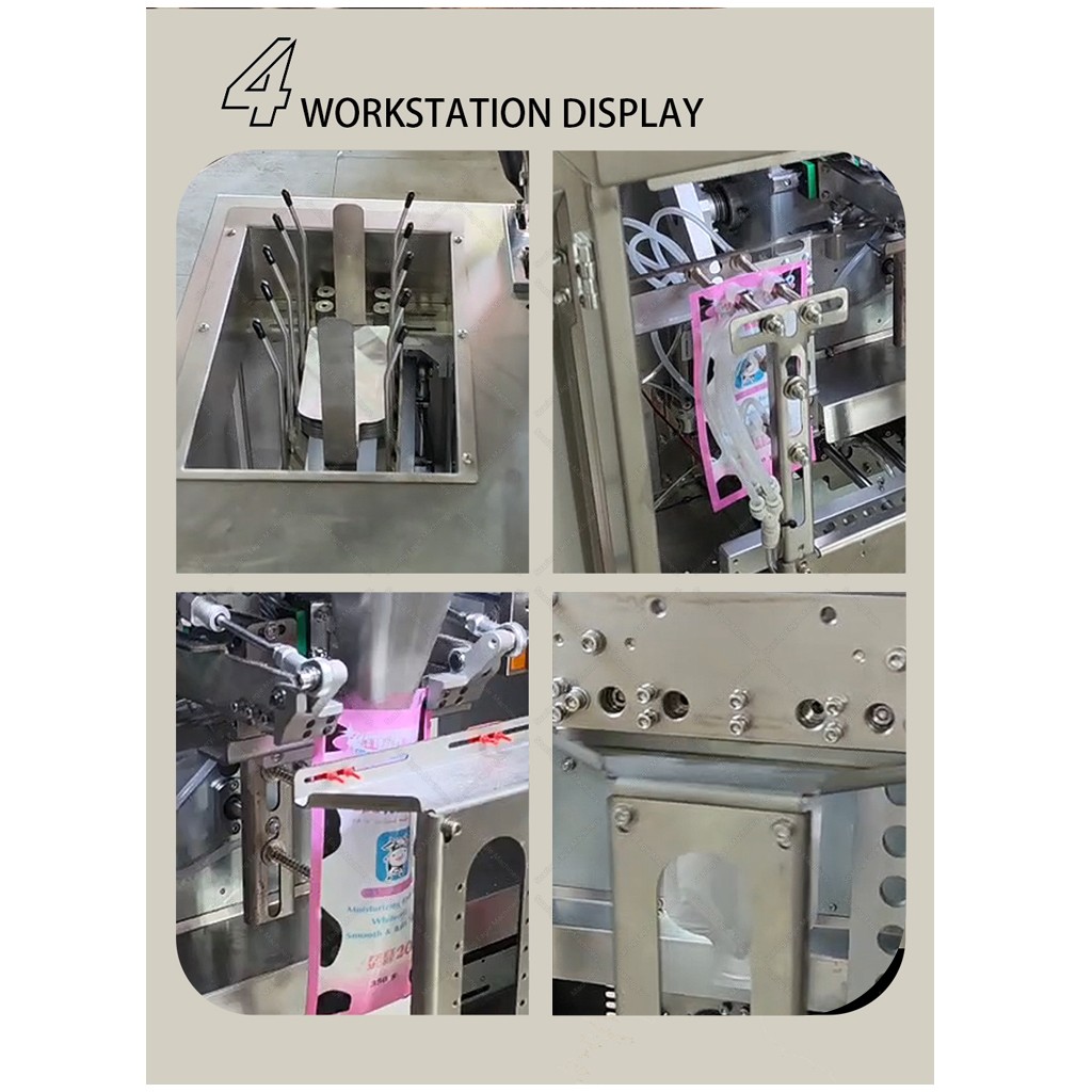 Fully Automatic Prefabricated Zipper Bag Stand-up Bag Dry Fruit Seed Stand-up Bag Filling and Packaging Machine