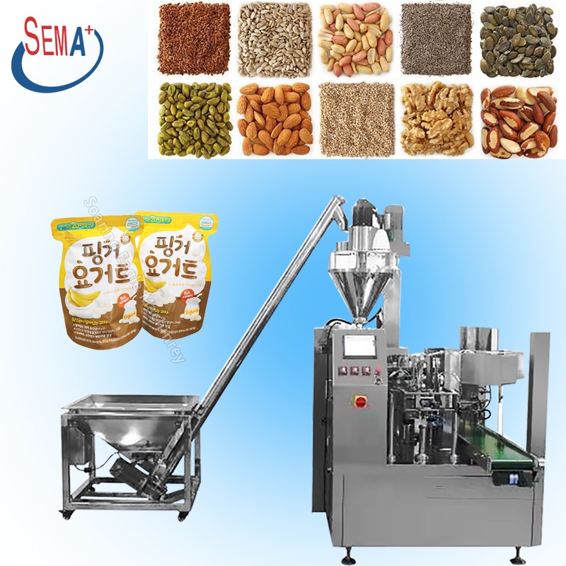 Automatic Premade Pouch Powder Packing Machine for Coffee Spice Flour Filling and Sealing
