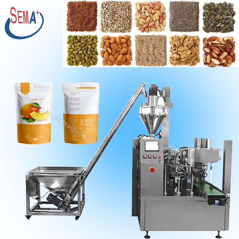 Powder Packing Machine for Stand Up Zipper Pouch Coffee Milk Powder Flour and Seasoning