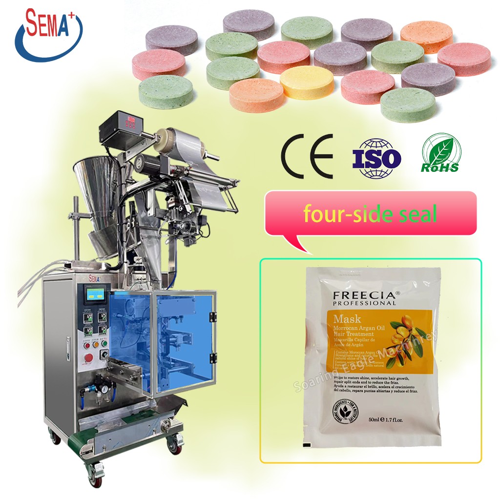 Tablet Pouch Food Pouch Sugar Automatic Candy Wrapper Pack Packaging Machine