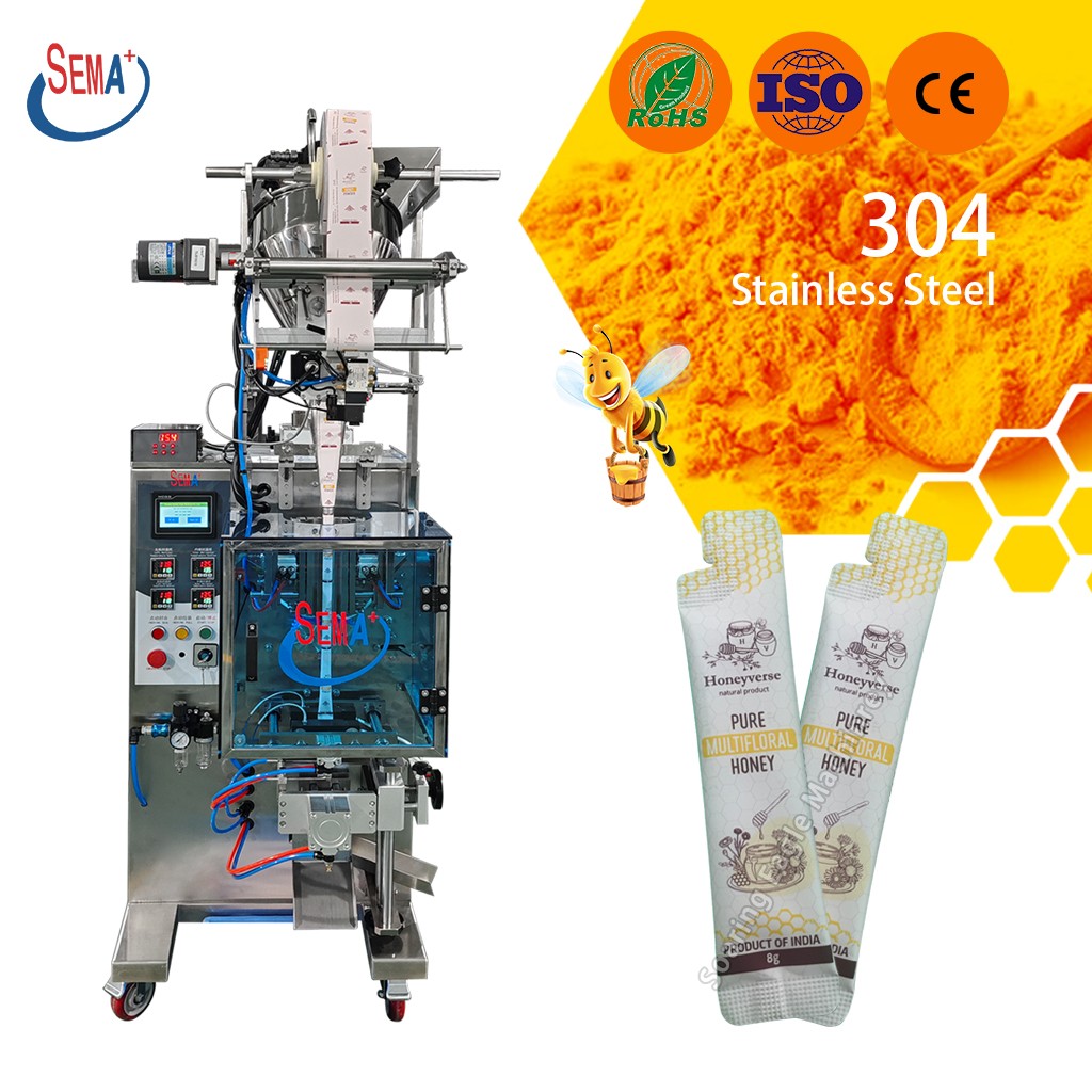 Honey Pouch Sachet Bag Filling Sealing Packing Machine
