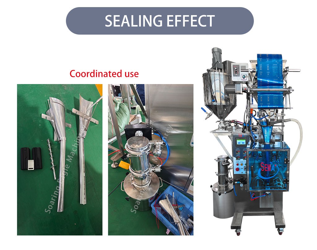 Powder and Paste Duble Pump Packaging Machine Forming Filling and Sealing Sachet Packing Machine Powder and Paste Duble Pump Packaging Machine Forming Filling and Sealing Sachet Packing Machine